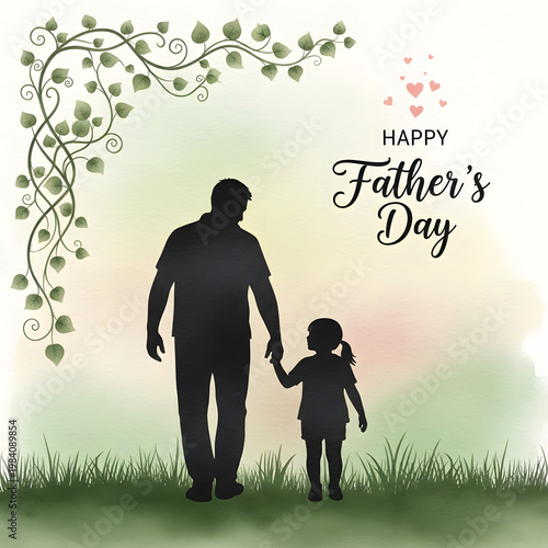 Father and son sharing a moment in the snow together