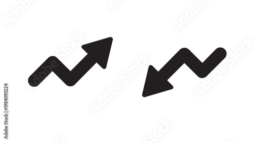 Upward and downward trend arrows.
