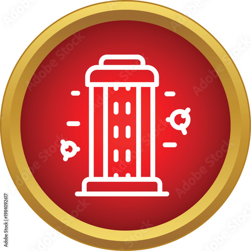 Air purifier device filtering out airborne particles and contaminants