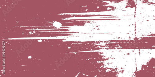 Abstract a distressed surface with red grunge design, portraying a raw and textured aesthetic. The interplay of rough textures and the dominant dark red color sets a visually engaging mood.