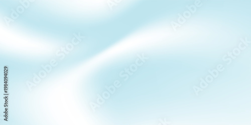 Minimalist abstract background with a smooth gradient transition from light gray to soft turquoise aqua blue, background flat design