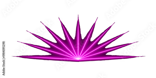 A beautiful pink lotus flower vector illustration featuring a blooming floral design with purple petals and green leaves, perfect as a nature symbol or yoga logo for summer garden decoration