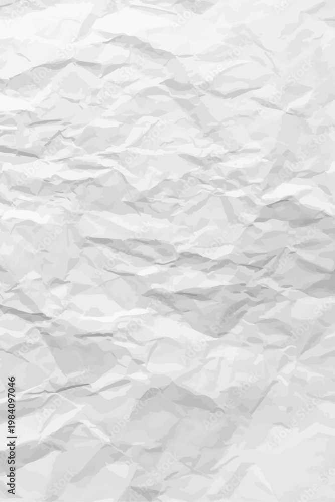 Naklejka premium White clean crumpled paper