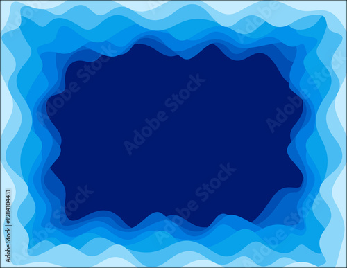 A background with the deep blue sea.