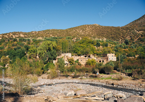 Beautiful nature and Atlas mountains in Morocco