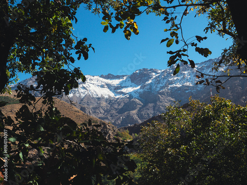 Beautiful nature and Atlas mountains in Morocco