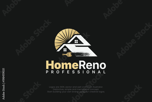 Home Repair Renovation Construction Logo