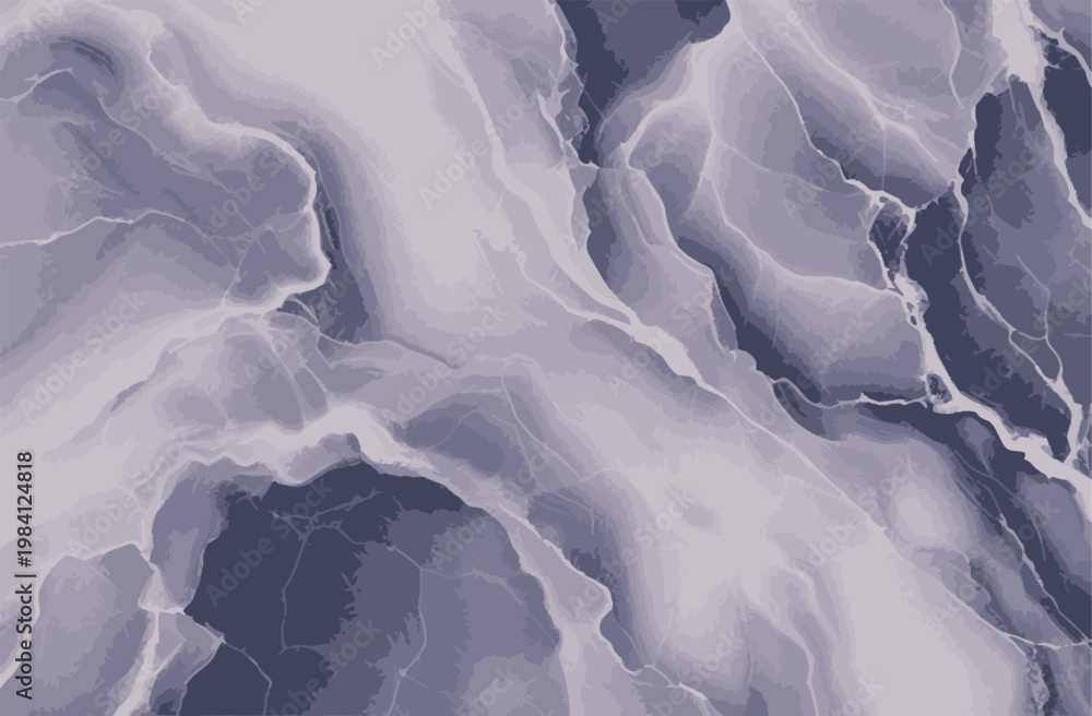 Fototapeta premium Abstract purple marble texture with flowing liquid waves and ethereal mineral patterns