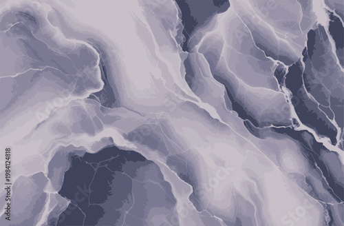 Abstract purple marble texture with flowing liquid waves and ethereal mineral patterns