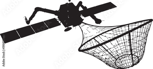 Black silhouette of woman in electric wheelchair, profile view, vector icon, disability awareness symbol