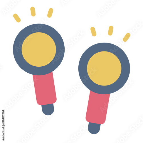 LED turn signal flat icon. blinking light. safety indicator. road traffic.