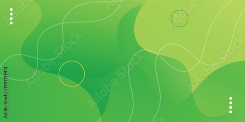 Abstract green and yellow background. background minimalistic