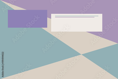 Digital product UI background with split command center diagonal layout analytics panels live data rows and premium pastel vector interface design