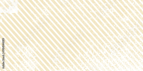 Striped wrapping paper. Grainy texture vector cardboard seamless pattern. Light beige background. Neutral color textured bg. Vintage style backdrop. Vector