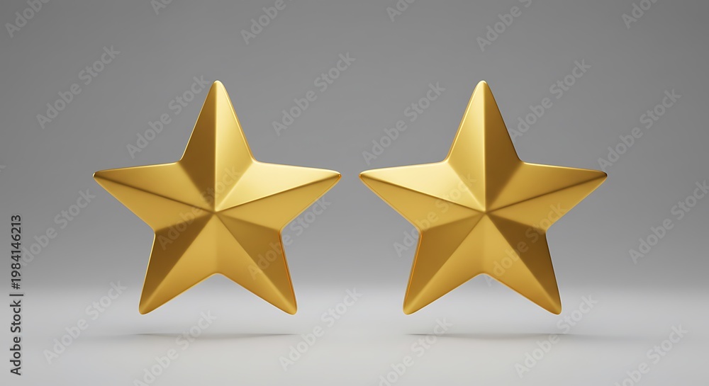 Fototapeta premium Golden Stellar Duet
