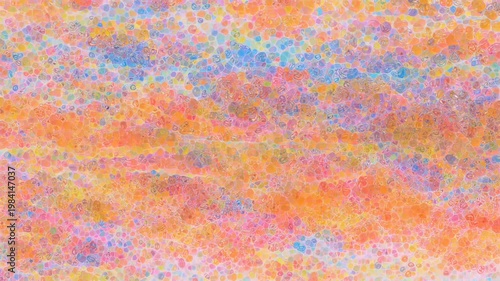 Ball jelly colorful rainbow pastel texture rotating and jelly texture background