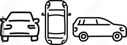 Blue Fish silhouettes jumping and swimming, Vector marine life collection for eco-friendly fishing and organic seafood branding, isolated on white background.