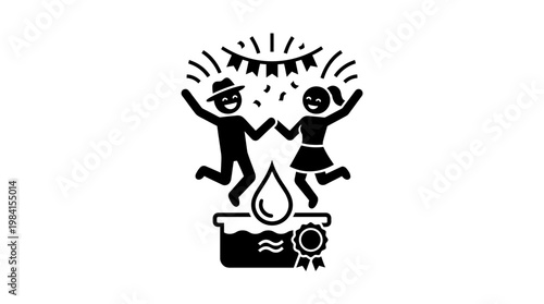 Celebration of Water Conservation Symbol