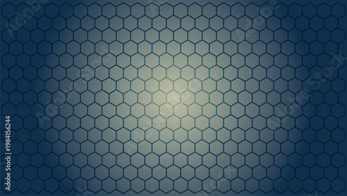 Abstract hexagon pattern with gradient shades for modern design elements