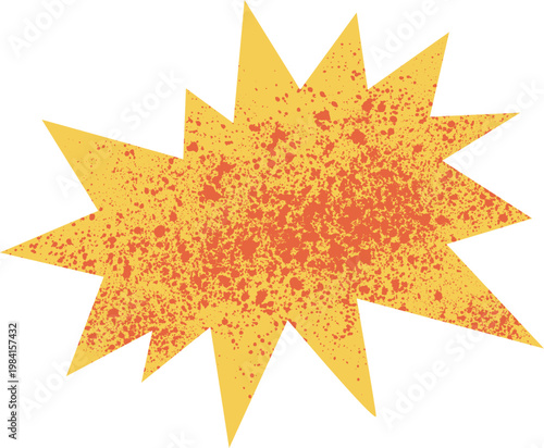 Retro Starburst Shape