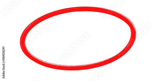Free Download Red hand-drawn circle highlight isolated on transparent background - GFXLoad