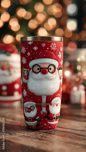 Christmas Santa Claus Tumbler Cup