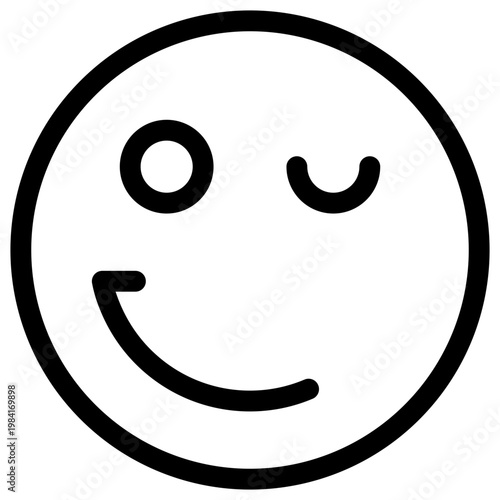 winking face icon