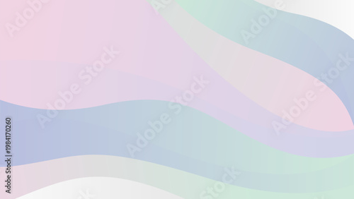 Minimalist soft pastel wave background, calm aesthetic gradient wallpaper, use for beauty product, event, poster, cover, sale banner, template, website, and page