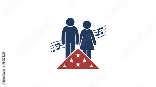 Couple Honoring Fallen Soldiers With Music