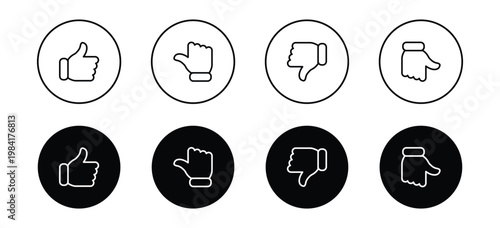 Set of vector web buttons with numbers and business icons featuring glossy circle symbols and arrow design. vector illustration