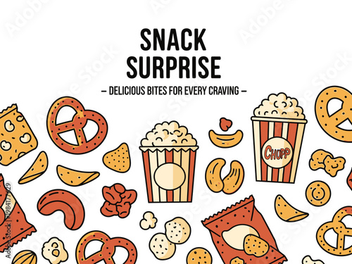 Delicious Bites for Every Craving A Whimsical Assortment of Snack Delights for Your Enjoyment