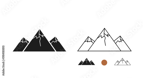 Dynamic black and white graphic evokes a sense of ambition, challenge, and reaching new heights. Ideal for business presentations or inspirational mar