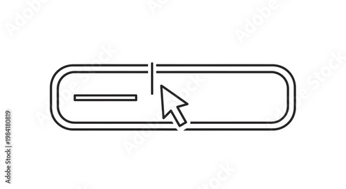 Computer Mouse Clicking on Button.
