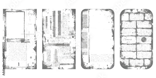 A high-angle view of disassembled smartphone components, showing intricate internal structures and circuitry.