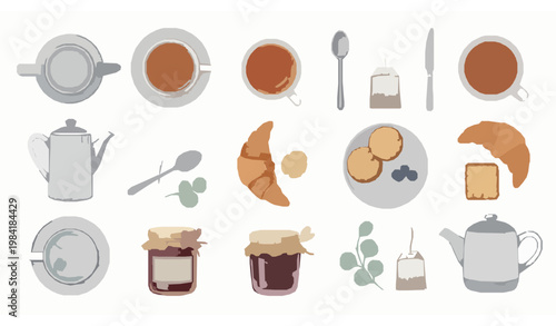 Modern Kitchenware Set with Cooking Utensils and Appliances for Home Decor