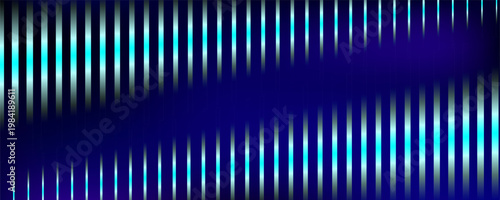 Futuristic tech backdrop featuring neon blue honeycomb structures and abstract digital elements perfect for AI-driven innovation and science presentations.