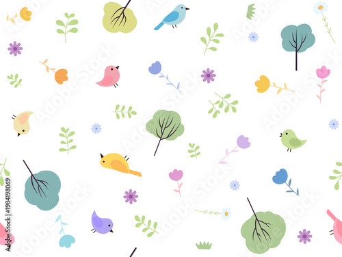 自然のシームレスパターン　B-1