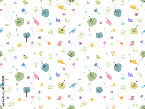 自然のシームレスパターン　B-1'