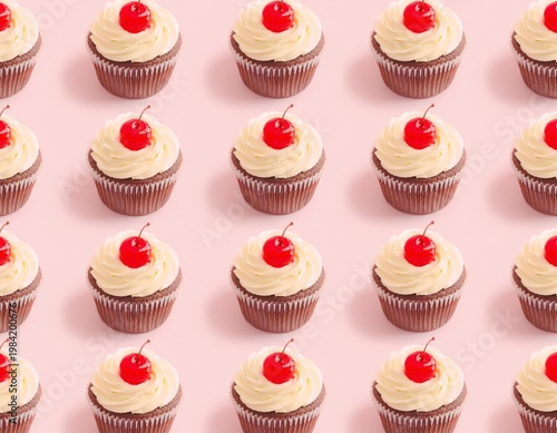 cupcakes on a white background