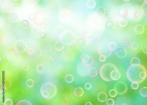 みどりバックのシャボン玉