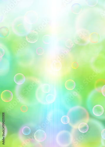 みどりバックのシャボン玉