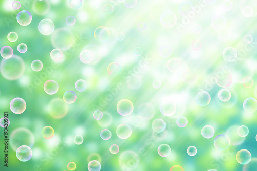 みどりバックのシャボン玉