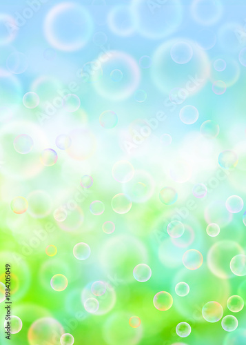 みどりバックのシャボン玉