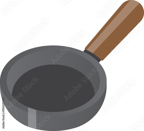 Frying Pan Kitchen Tool Illustration