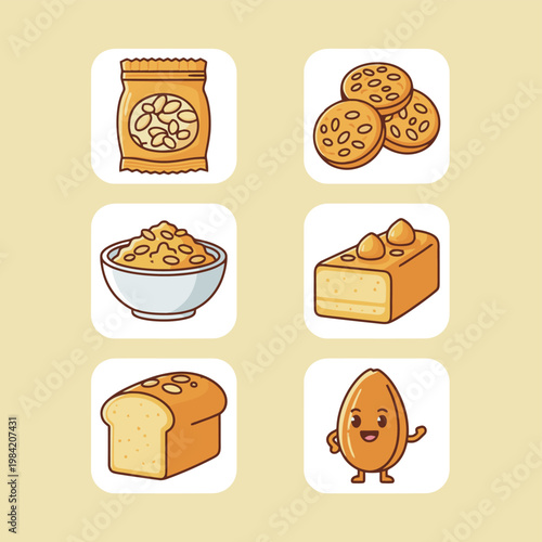 Comprehensive collection of vector illustrations showing cucumber preparation styles including whole vegetable, sliced rounds, julienned strips, spicy salads and a cheerful character holding chili.