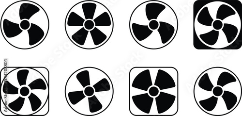 Radioactive hazard symbols a collection of warning signs