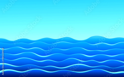 Background with a deep blue sea.
