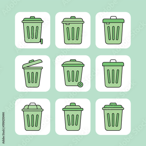 Set of modern vector illustrations of diverse pink-handled spoons including large soup ladles, tablespoons, small dessert scoops and a charming cat-faced decorative spoon for kitchen and dining.