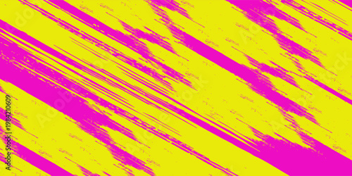 Grunge brush Neon colored urban punk background with halftone texture neon scratch
