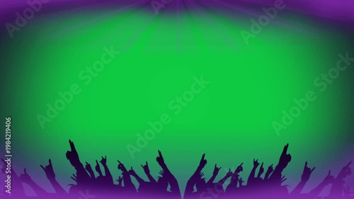 Music Party Overlay VFX Green Screen Concert Art Light Effects